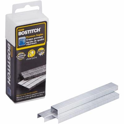 Скобы Bostitch Premium Standard в прозрачных пластиковых коробках по дюйму на коробку 1/4 фута, 5000 (SB10).