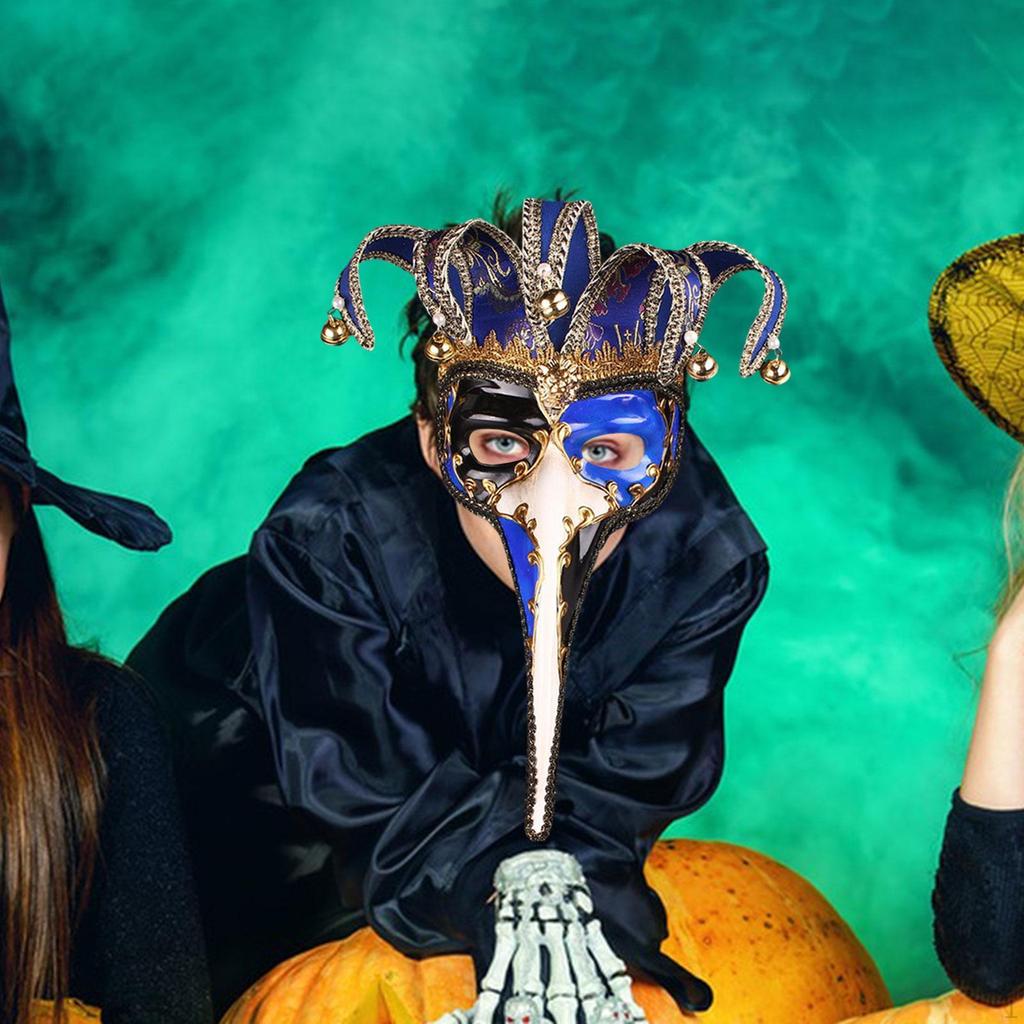 Halloween Mardi Gras Mask Cosplay Wall Decoration Role Play Novelty Face Costume for