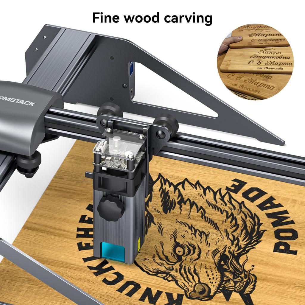 ATOMSTACK P7 30 Вт лазерный гравер настольный DIY гравировальный станок с площадью гравировки 200*200