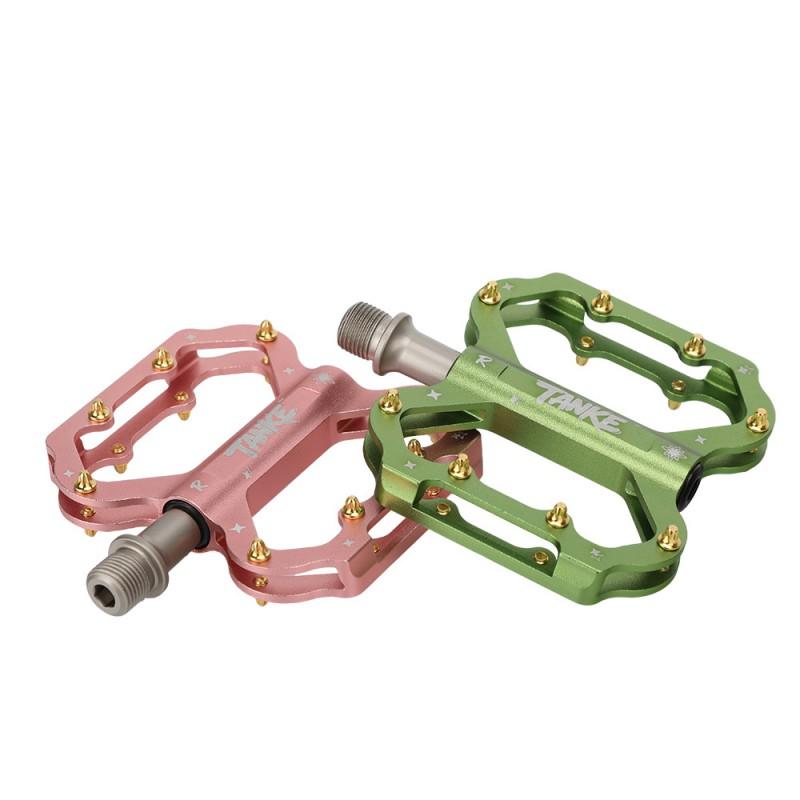 Aluminum Alloy Bicycle Pedals Mountain Road Bike Compatible With Brompton P8 P10 D10 Triple Sealed Bearing
