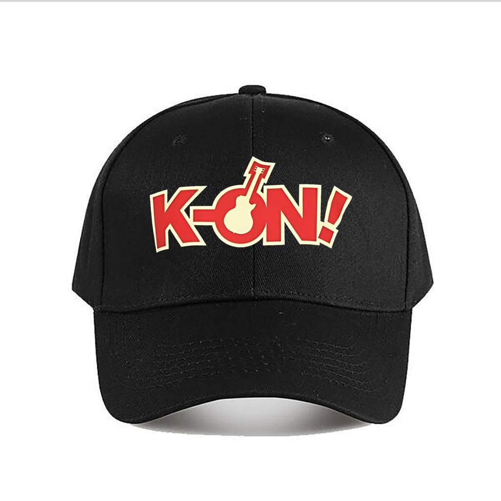 KOn Anime Music Band Baseball Cap Fashion Outdoor Sports Sunhat Unisex Snapback Cap Womens