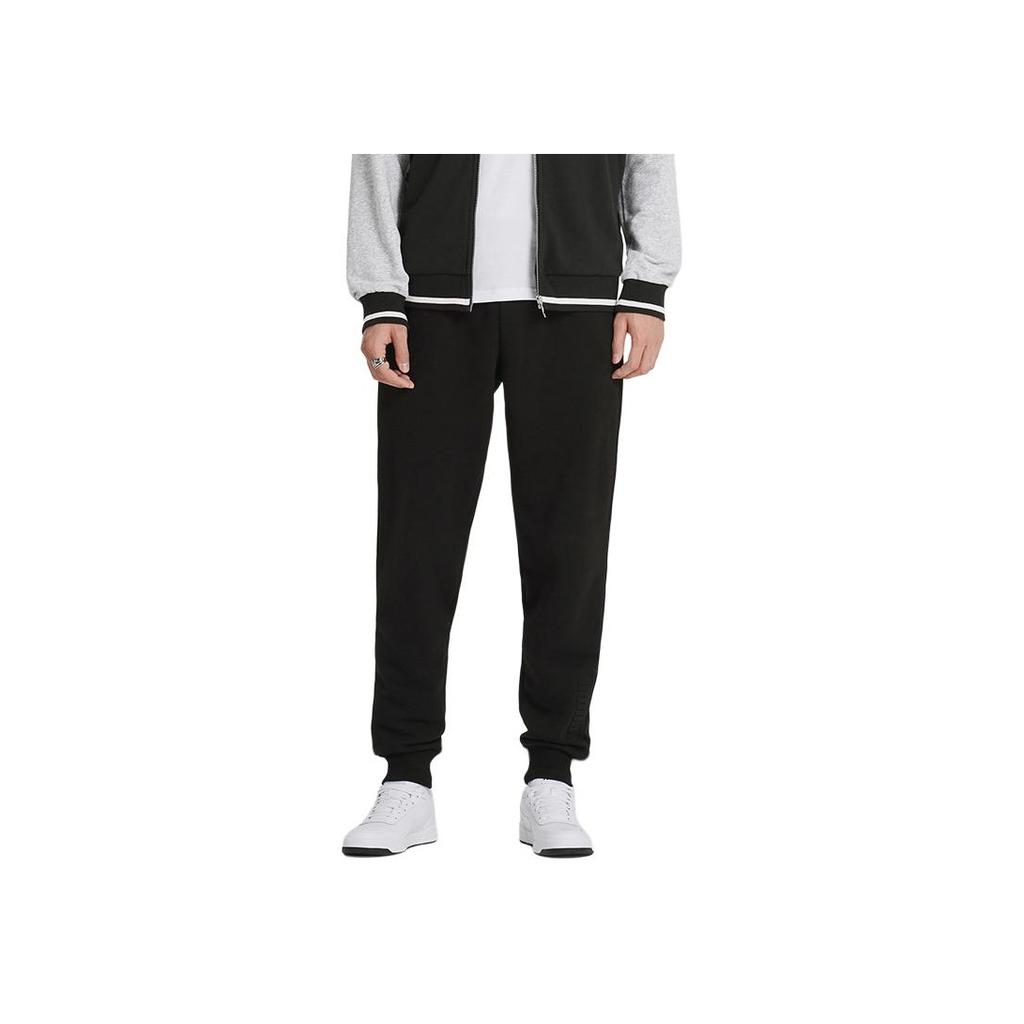 Новые вязаные спортивные брюки PUMA мужские черные 674259-01