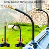 Automatic Irrigation Kit Bendable Garden Watering System with Adjustable Brass Sprayer Nozzles 3 Pressure Modes DIY Installation Irrigation Set for