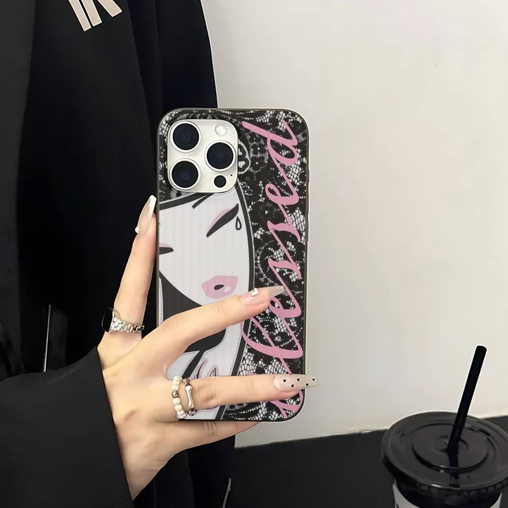 Япония Tokidoki Чехол для телефона для iPhone 17 16 15 14 13 12 11 Гофрированный Матовый Мягкий Чехол Противоскользящий