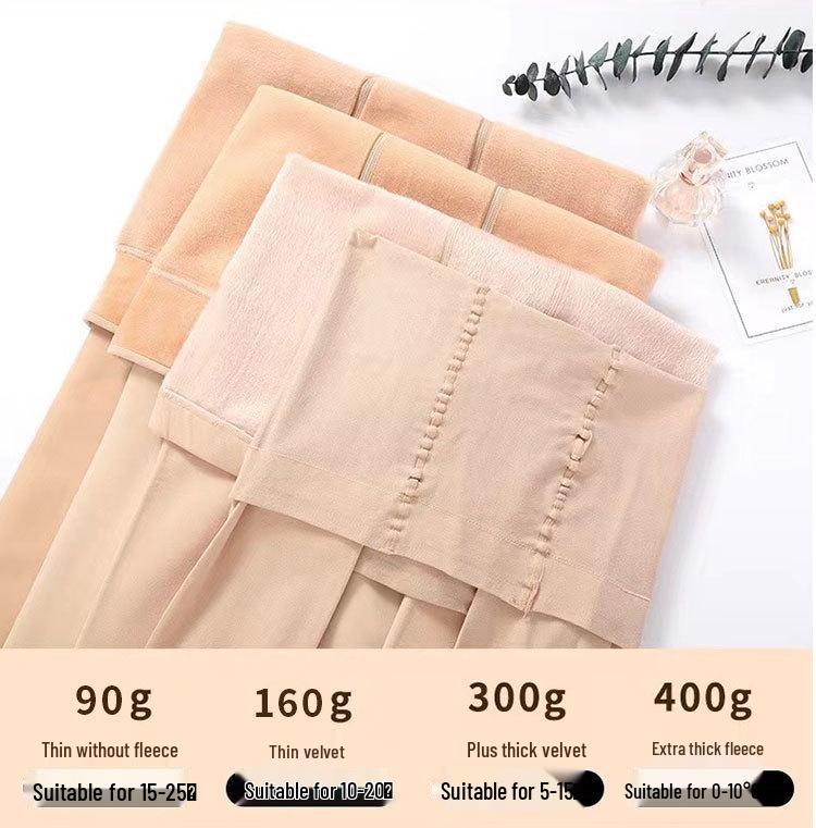 Приятные к коже колготки с открытой промежностью и невидимой молнией - Бесшовные леггинсы с эффектом голых ног