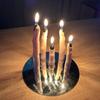 5 шт./набор Пальцы-свечи Новинка с черными ногтями Реалистичное украшение для вечеринки Готические Жуткие Палец ведьмы Свеча-палец Страшные 2 цвета