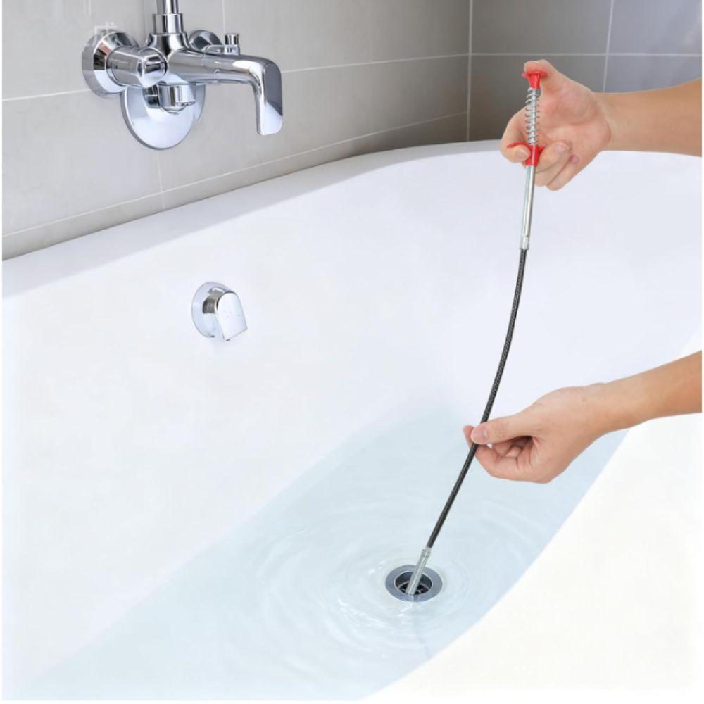 Flexible Design Pipeline Dredging Tool Spring Grip Sewer Cleaning Picker  Kitchen Sink Cleaning