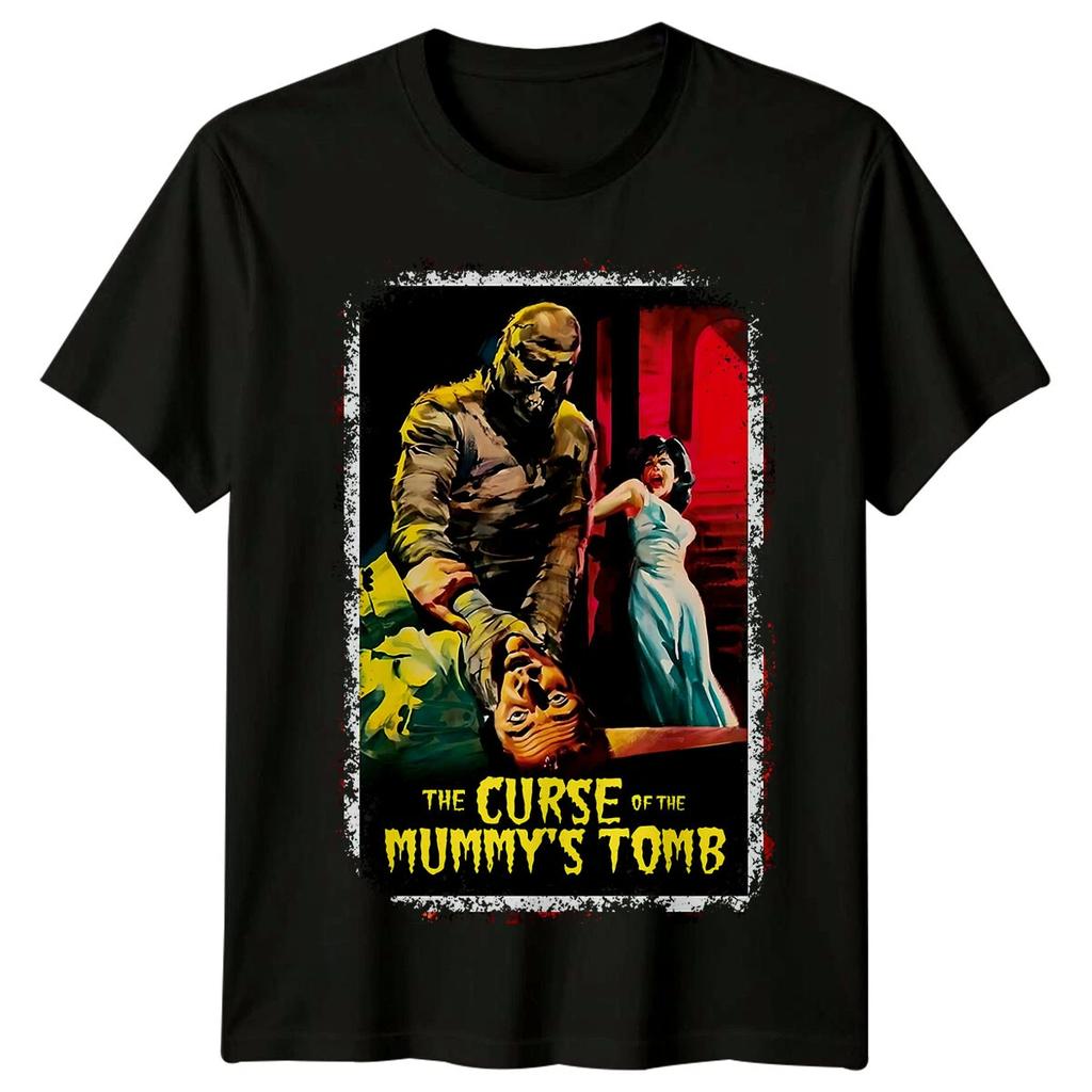 The Curse of the Mummy's Tomb (1964) Movie Poster Inspired T-Shirt Retro Tee