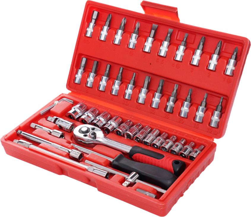 46-piece tool set with socket wrenches KD10525