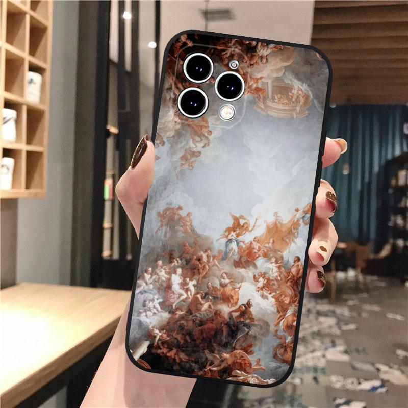 Renaissance Art Painting Phone Case For Iphone 15 14 Pro Max 13 12 11 Pro Max XSMax XR 12 13 Mini 14 Plus Shell