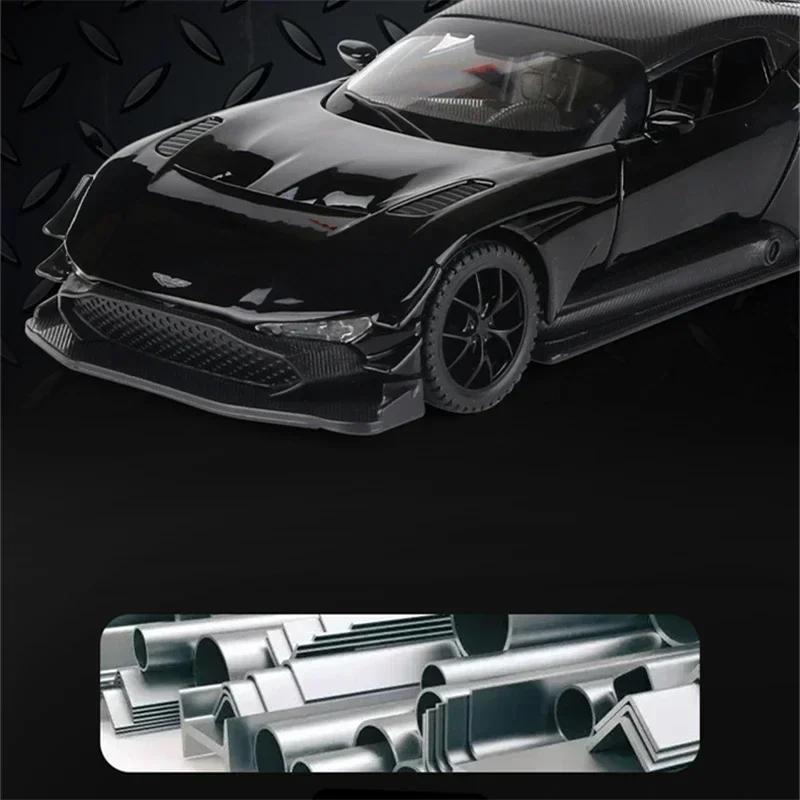 LYZRC Новый 1:32 Aston Martin VULCAN спортивный автомобиль имитация литой металлический сплав модель автомобиля звук свет инерционный механизм коллекция детские игрушки подарки