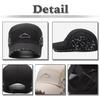 Hat Cap Mesh Breathable Outdoor Climbing Baseball Fishing Sunshade UV Protection Lightweight CZA496 [White Fang] Men's (White)