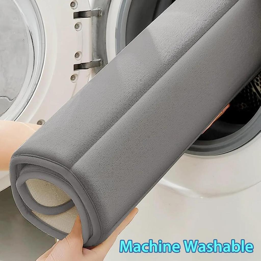 Набор ковриков для ванной 5 штук - Коврик для ванной с эффектом памяти Коврики для туалета Сильно впитывающие Нескользящие Ультрамягкие Легко чистить