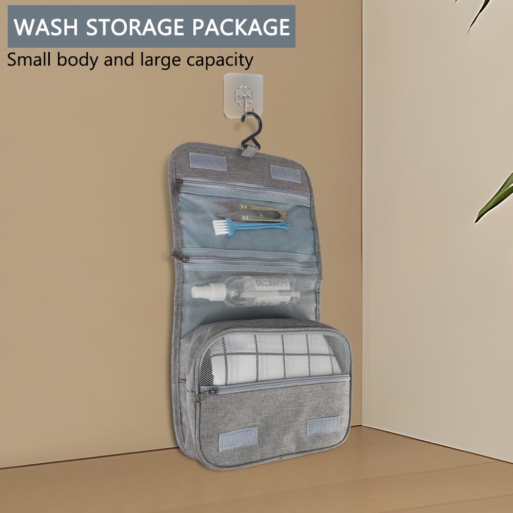 Accessory Storage Wash Pouch Women Men Large Capacity Portable Can Be Hung Cosmetic Bag Travel Storage Bag Wash Storage Bag
