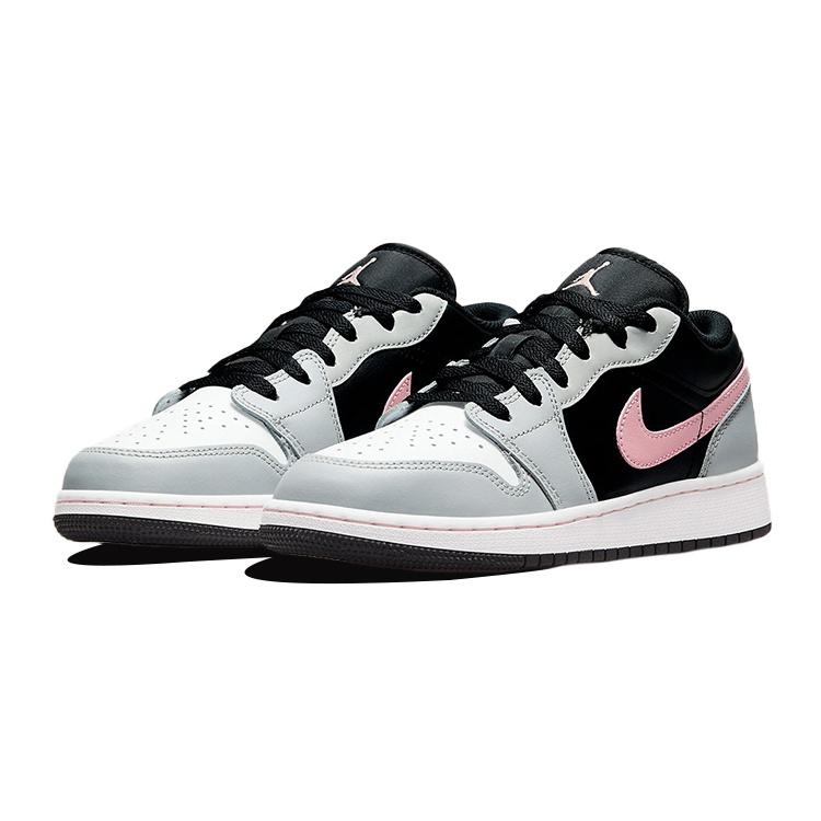 (GS) Air Jordan 1 Low 'Grey Fog Bleached Coral' Kids' 553560-062
