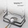 Kitchen Storage Rack, Pot Lid Rack, Cutting Board Rack, Spoon And Spatula Storage Rack, Draining Rack, with Water Collection Tray
