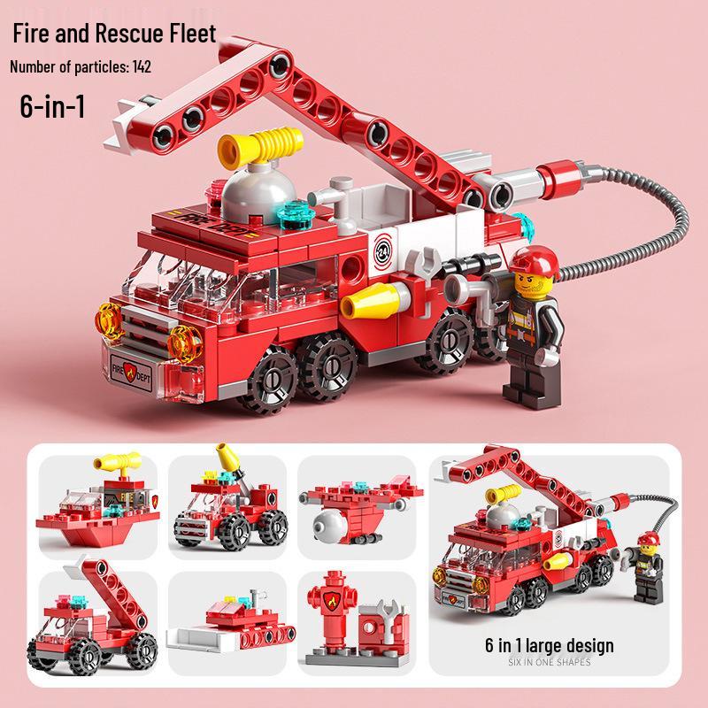 Military & Emergency Vehicles Building Blocks - Compatible with Lego, Educational & Transformable for Kids.