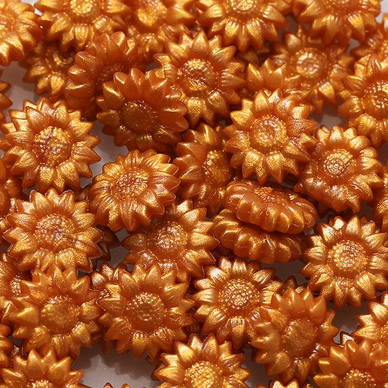 Huidisi Перламутровые Гранулы Сургуча Смешанных Цветов Подсолнух для Штампов