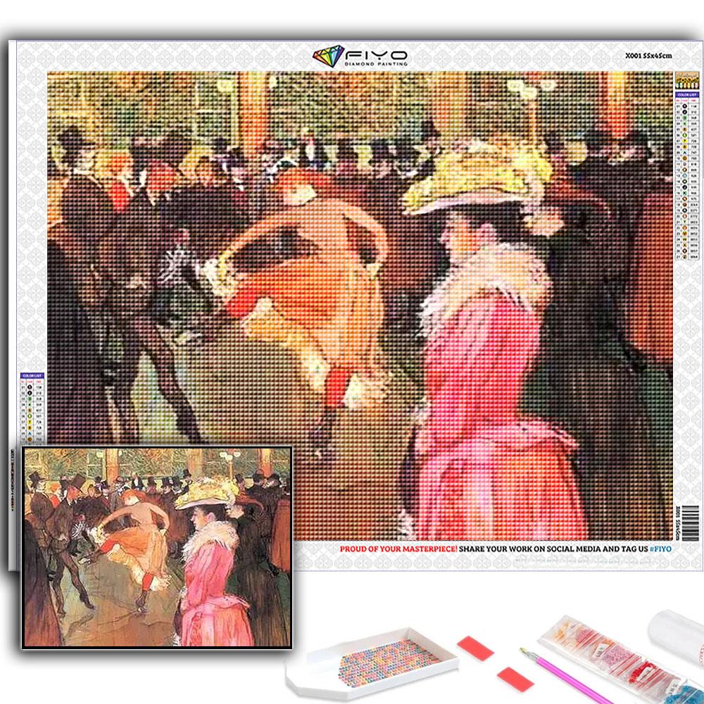 Набор для вышивки крестом DIY Алмазная вышивка Мир Шедевр Алмазная картина Домашний декор