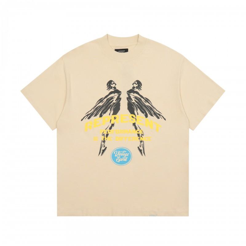 Mens Oversized Vintage Washed Cotton T-Shirt With Cartoon Animal Print Streetwear Loose Fit Short Sleeve Tee