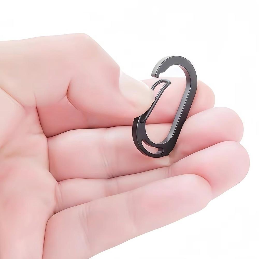 Spring Snap Design Stainless Steel Carabiner Stainless Steel Backpack Buckle Hook Dog Chain Use