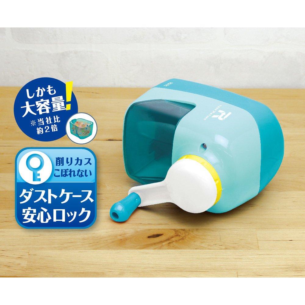 Sonic Pencil Manual Pencil Light Blue Sharpener, Togari-Turn, Sharpener, EK-7022-LB