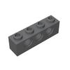20pcs MOC Parts 3701 mattoni ad alta tecnologia 1x4 con 3 fori mattoni compatibili fai da te Building Block particelle Kid Puzzl