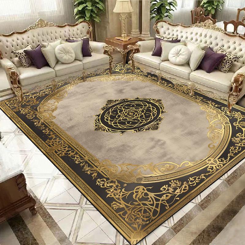 Роскошный ковер в европейском и американском стиле для гостиной, ковры большой площади 200x400 см, декор для спальни, прихожая, противоскользящий коврик для пола