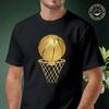 Basketball Graphic Print Motorcycle T-Shirt Men Hip Hop Streetwear Unisex Casual Fashionable Sh