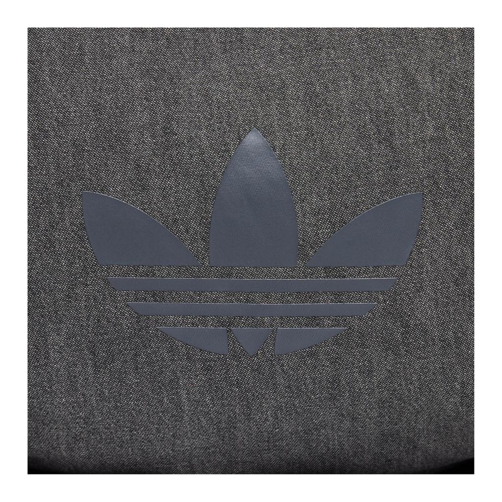 adidas Оригинальная Твиловая Сумка-Кроссбоди с Воланами, Большая Женская, Угольно-Серая KX7014