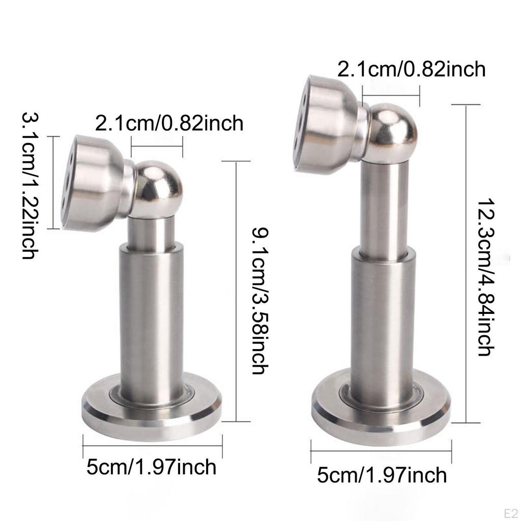 Держатель дверного стопора Телескопический стопор Простота установки Защита поверхности стен Шумоподавление