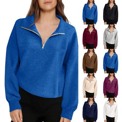 Женский повседневный пуловер с длинными рукавами и кулиской, свободная одежда оверсайз