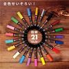 Mitsubishi Pencil uni POSCA Made in Color Extra Fine Set Water-Based Markers, Japan, Pens, Point, PC-1M, 21-Color