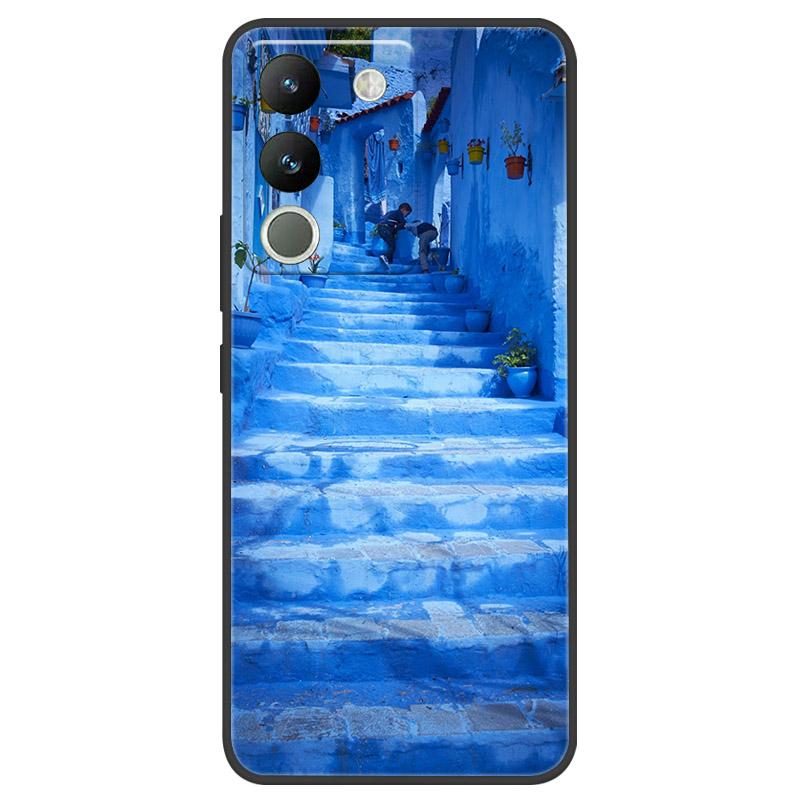 Чехол для VIVO V29E V2317 Защитный чехол для камеры Для телефона VIVO Y200 5G Мягкий силиконовый TPU Задняя крышка V2307 Ударопрочный Fundas