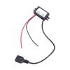 DC12V 24V Понижающий до 5V 3A USB Преобразователь Питания USB Автомобильное Зарядное Устройство Совместимо для Зарядки Электроники 13см Вход
