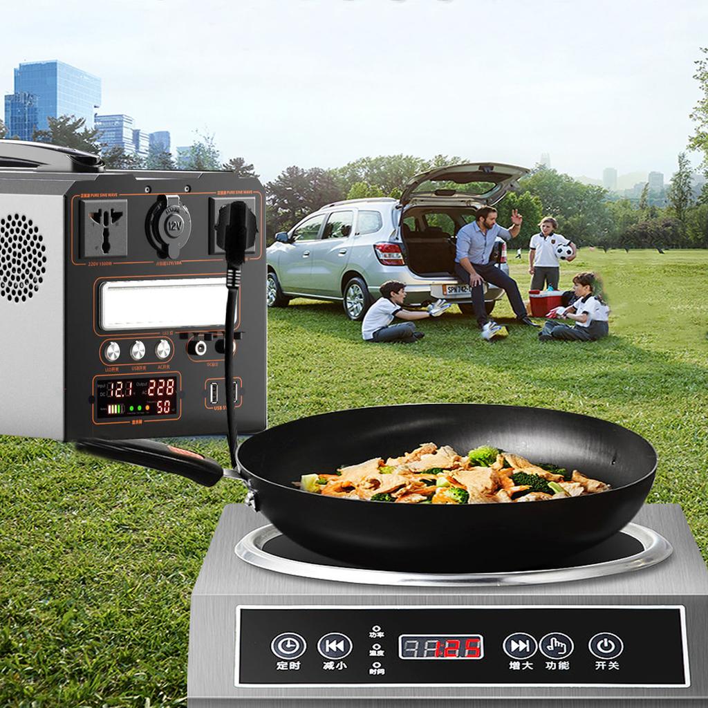 CSC Portable Power Station 110V Powerstation 220V 1760Wh Emergency Power Supply 2000W Electric Station for Home Camping