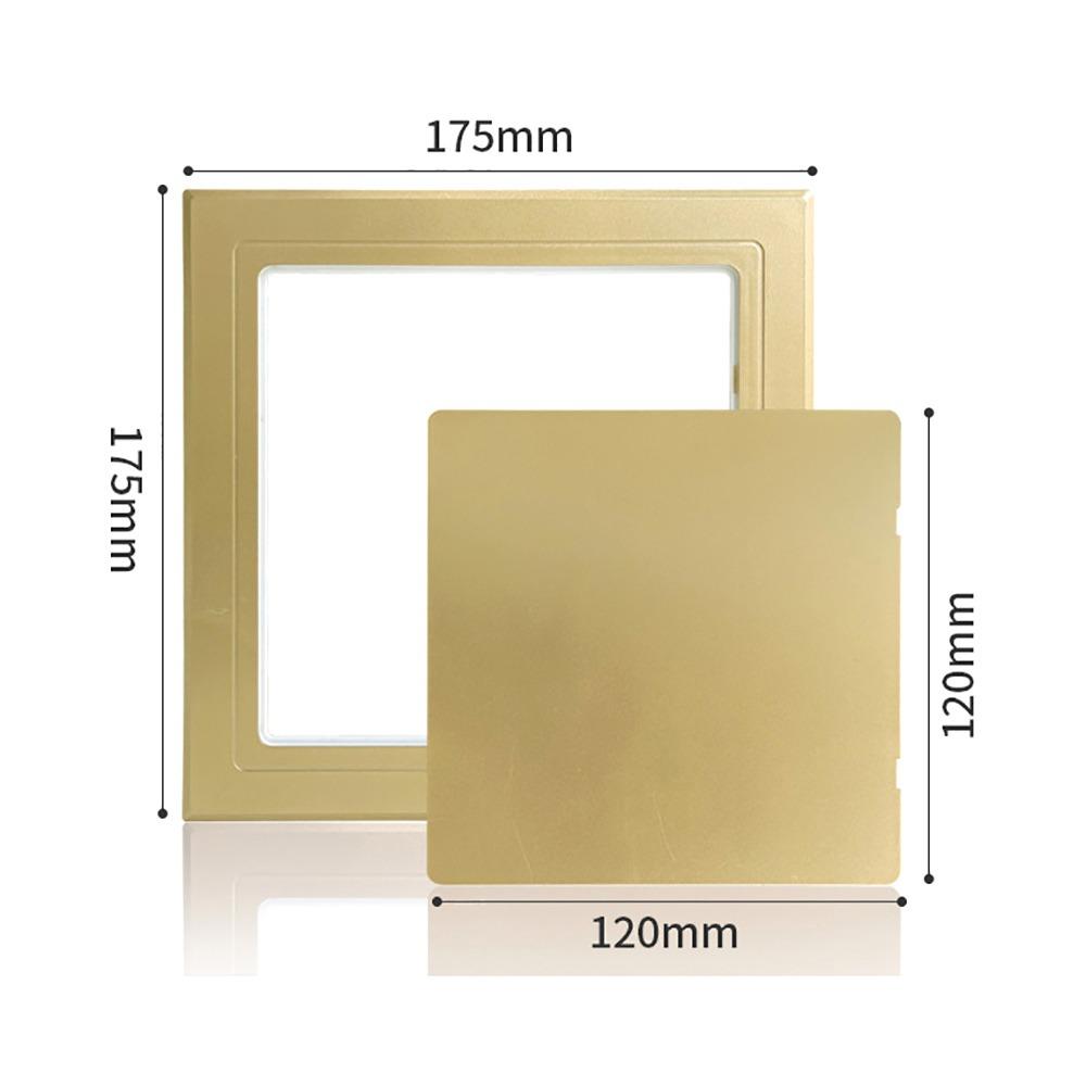 Inspection Port Self-adhesive Access Panel Door White Plastic Inspection Hole Removable Hinged Access Hatch Doors Wall Ceiling
