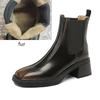Fashion AIYUQI 2025 New Square Toe Women Chelsea Boots Retro women'sAnkle Boots Non-slip Fashion Ankle Boots Female Winter Shoes