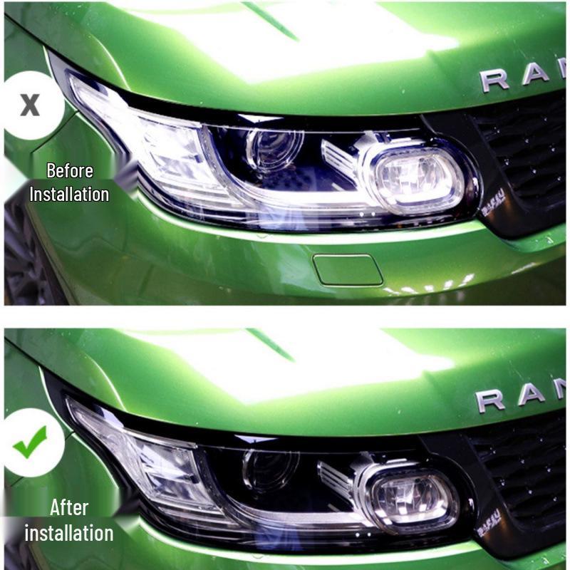 Совместимо с 25 моделями Land Rover Range Rover: Затемняющая пленка для фар/задних фонарей из ТПУ с изменением цвета, управляемым светом.