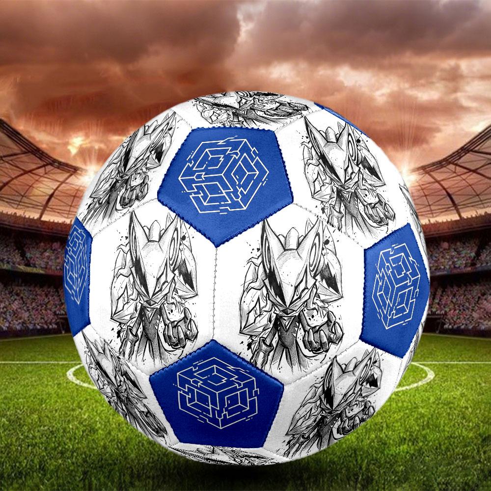 1pc Sonic the Hedgehog Soccer Ball Size 5 Indoor Soccer Ball Fashion Colorful Backyard Game - Great For Sports Fans Gift HE49