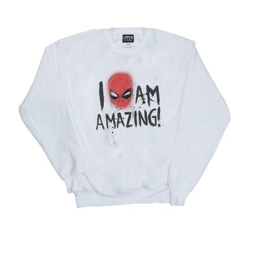 Marvel Womens/Ladies Spider-Man I Am Amazing Sweatshirt