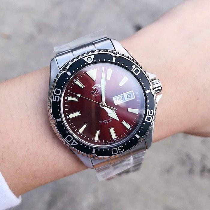 [Orient] Автоматические часы ORIENT Mako III (с ручным заводом) RA-AA0003R19B Мужские с красным сапфировым стеклом