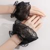 Comfortable Fake Sleeves Cuffs Lace Ruffled Wrist Lace Cuff Fashion Wrist Cuff  Wedding