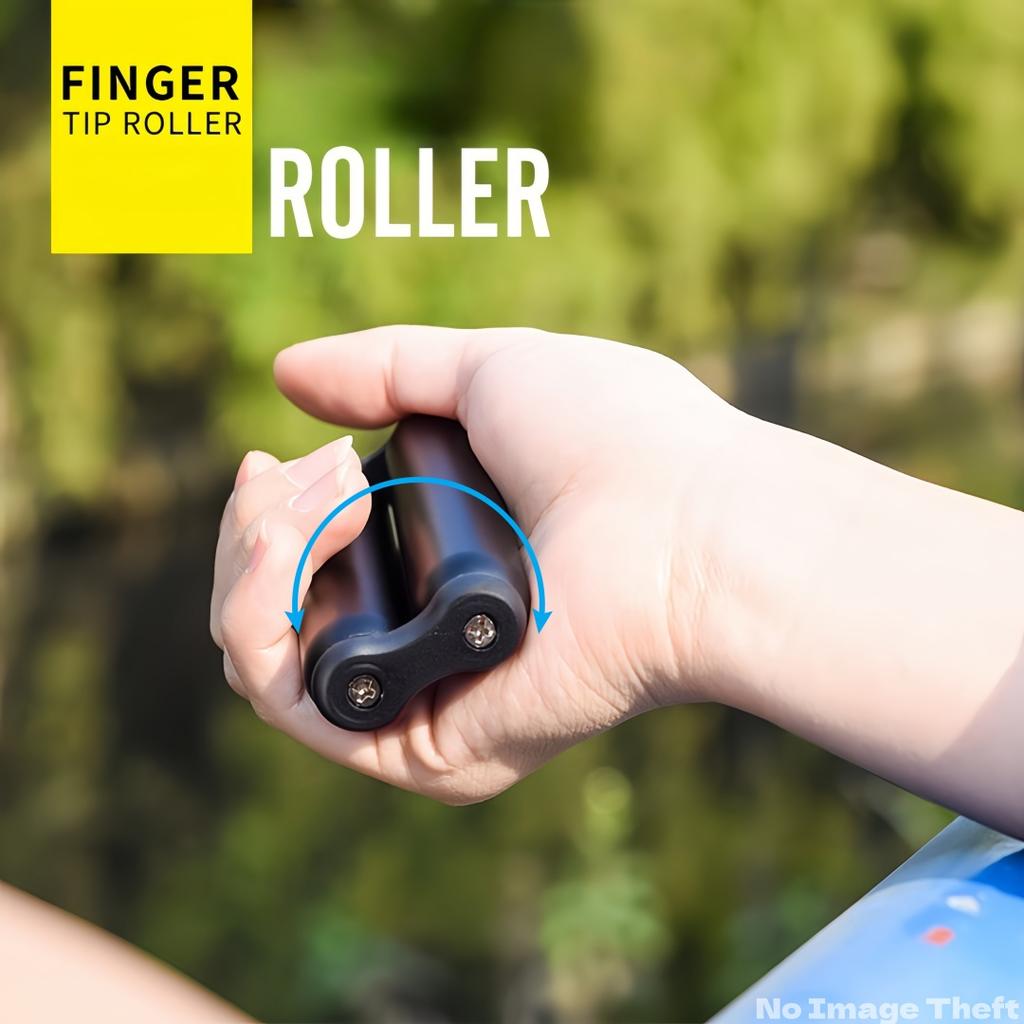 Premium Aluminum Alloy Stress Relief Roller | Portable Hand Massager | Finger Relaxation Fidget Toy for Office Home Travel Gifts