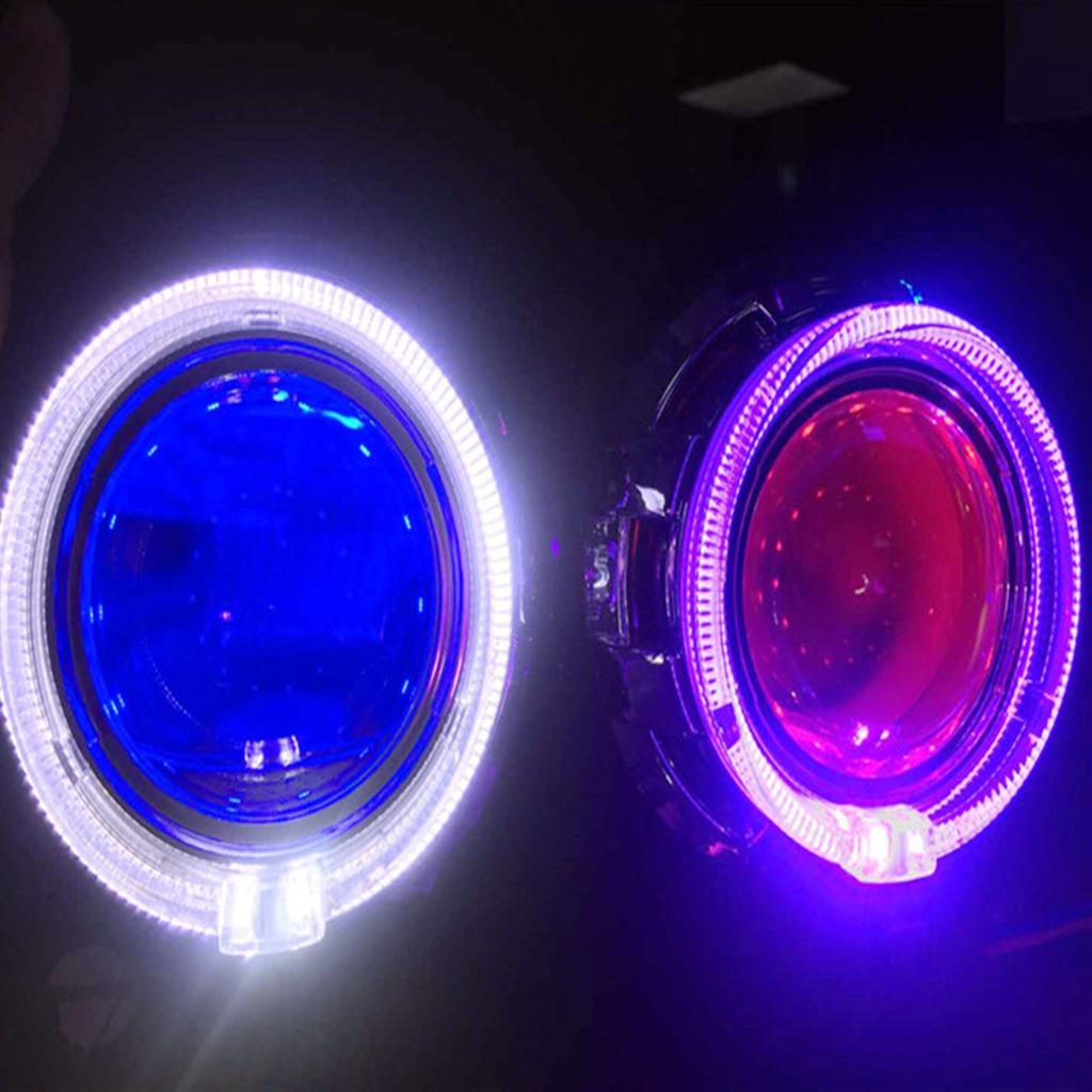 Светодиодный световод OpticAngel Eyes DRL HaloRings для автомобильных фар дневного света супер яркий водонепроницаемый аксессуар