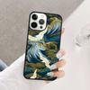 Японские Журавли Арт Ракушка Чехол Для iPhone 17 Air 15 16 14 13 12 Pro Max 11 Pro Max Plus Чехол для Телефона