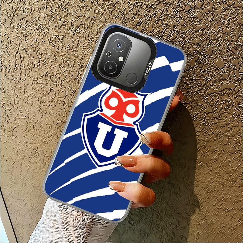 Chile U-University Logo Shockproof Phone Case for Xiaomi Poco X7 X6 X5 X3 Pro F7 Ultra M8 Redmi 15C 15 14C 13C 12C 10C 13 12 10