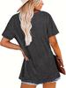 Gypsy Soul Dragonfly Women's Tee, Boho Graphic Dark Grey Top