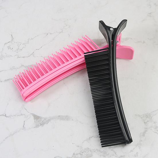 1/2/3/4Pcs Hair Sectioning Grip Clips Professional Hair Stylist Clip Hair Parting Comb Clips for Salon Hair Cutting Coloring