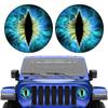 Наклейки на фары автомобиля Beast Eye - прозрачные наклейки с пересечением границ